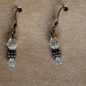 Iridescent Beaded earrings